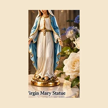 Virgin Mary devotional statue